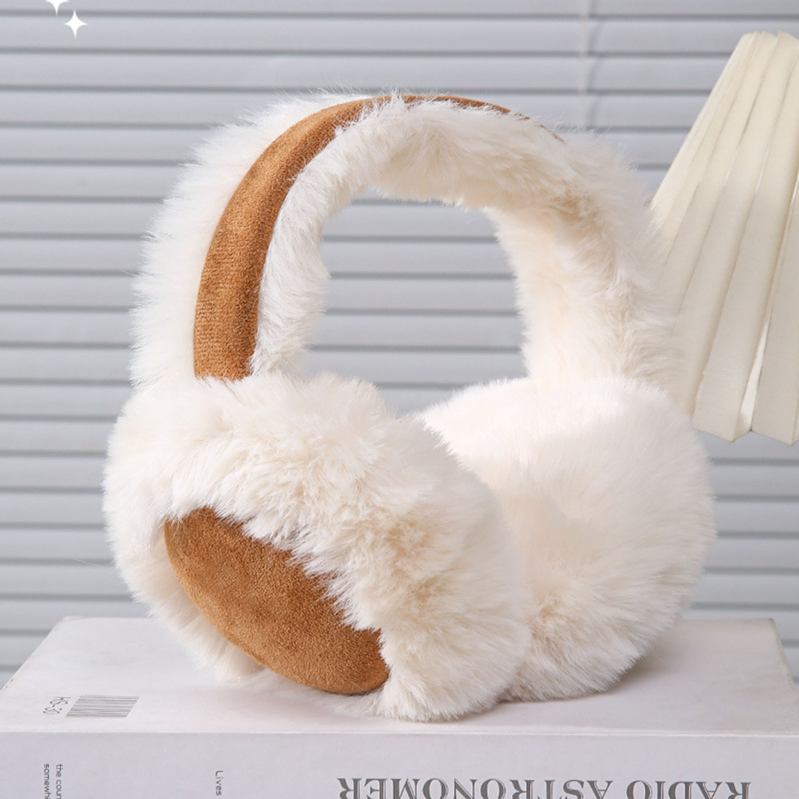 Earmuffs Foldable - سماعات أذن مقاومة للرياح مبطنة بالفرو