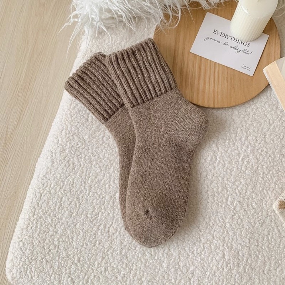 Thermal Sock Wool - الإبداعية بلون سميكة جوارب من الصوف.