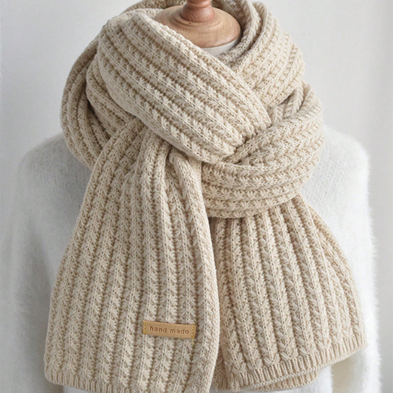 سميكة كابل متماسكة الدافئة الك - مراجعة Wool Scarf Men وسعره