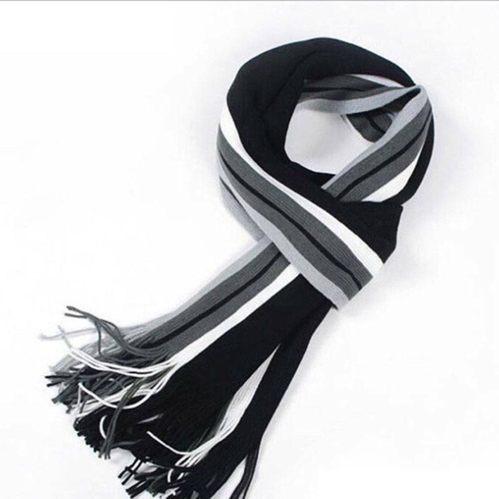 الكشمير الرجال وشاح مخطط موضة  - مراجعة Wool Scarf Men وسعره