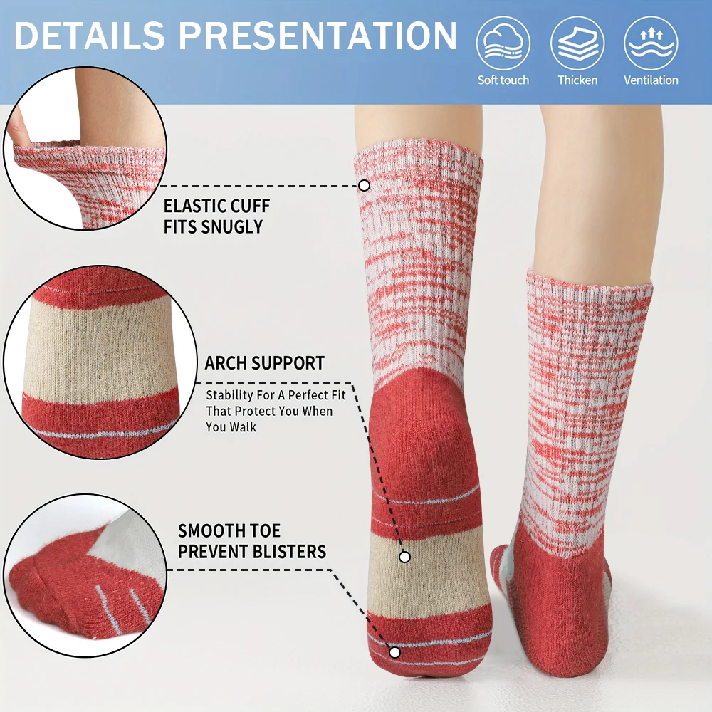 5 أزواج من الجوارب الصوفية الن - مراجعة Thermal Sock Wool وسعره