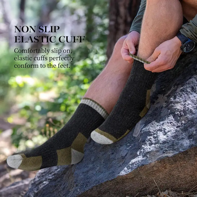 الشتاء ميرينو جوارب من الصوف.  - مراجعة Thermal Sock Wool وسعره