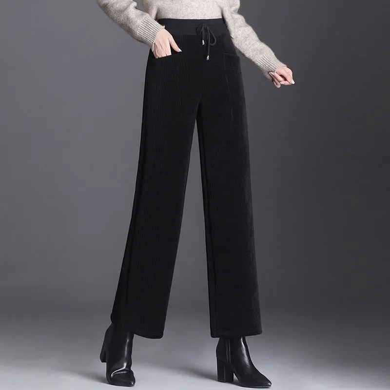 الخريف الشتاء سروال قصير واسعة - مراجعة Corduroy Pant Warm وسعره