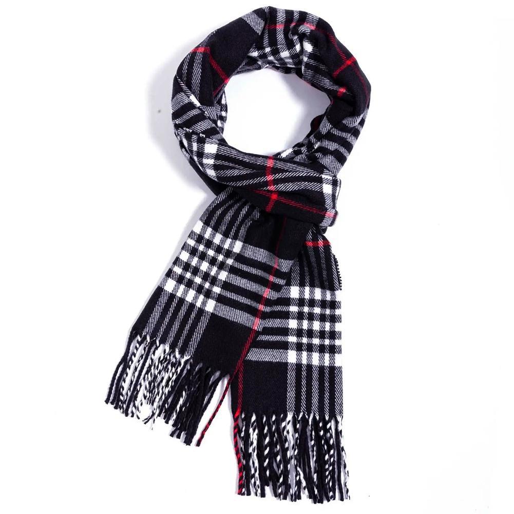 أوشحة شتوية على الطراز البريطا - مراجعة Wool Scarf Men وسعره