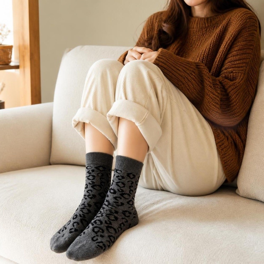 جوارب صوف حرارية عالية المرونة - مراجعة Thermal Sock Wool وسعره