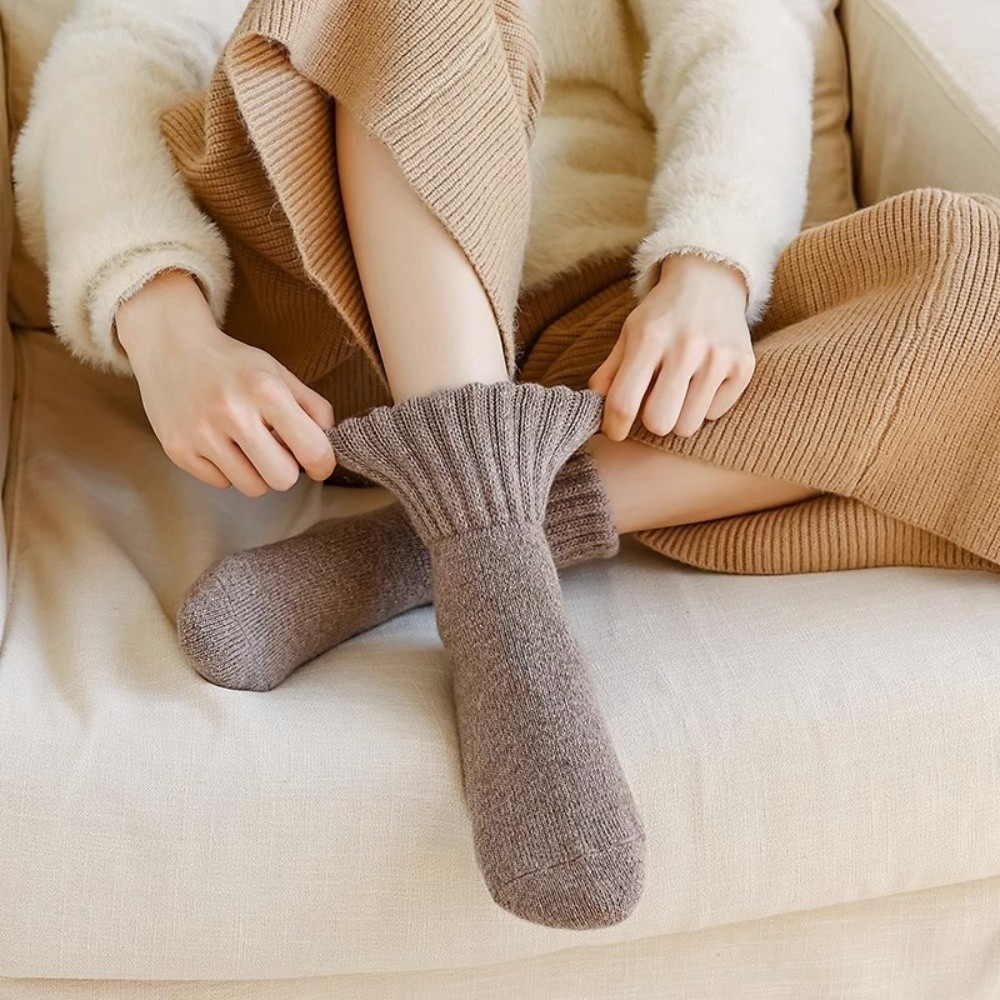 الإبداعية بلون سميكة جوارب من  - مراجعة Thermal Sock Wool وسعره