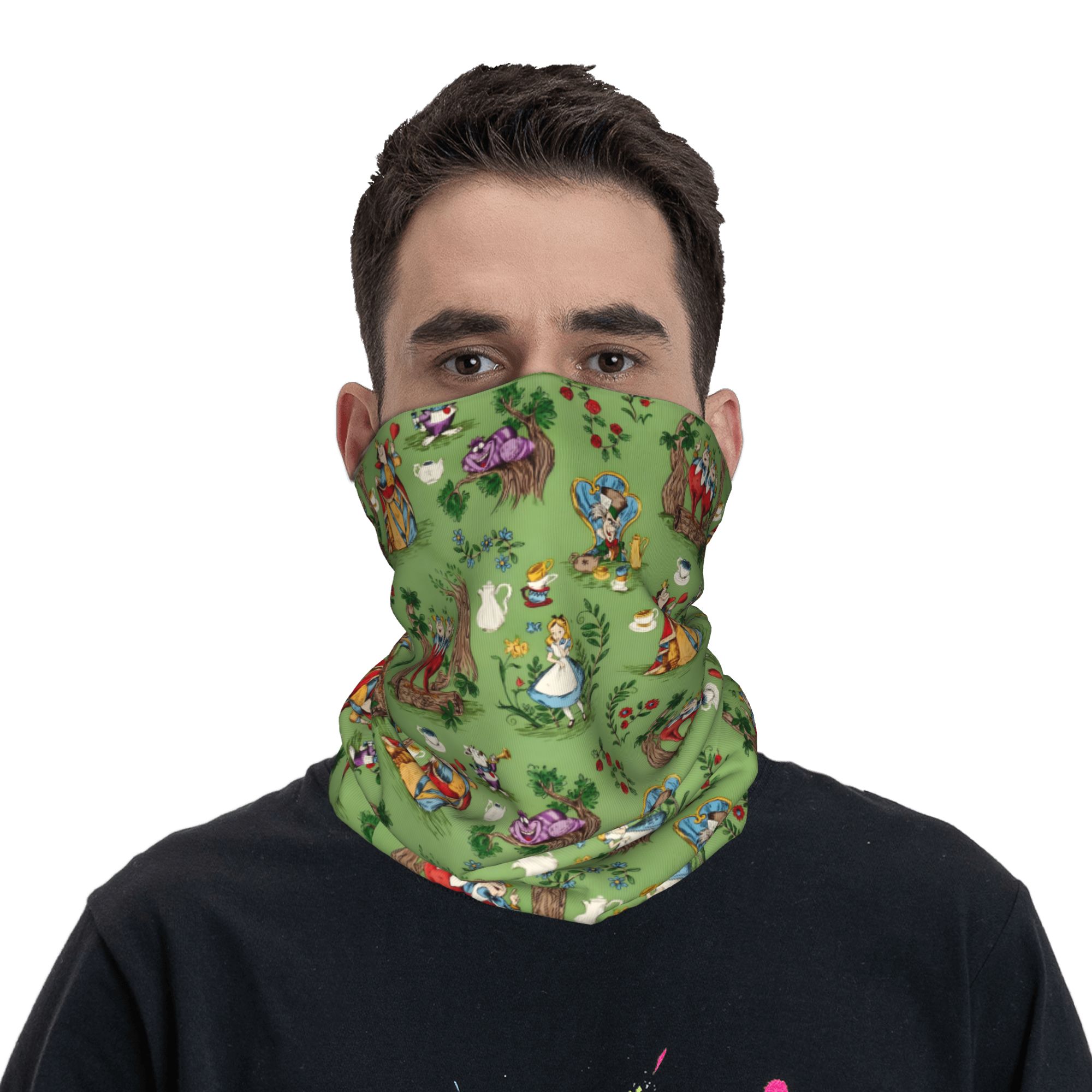 وشاح رقبة مخصص بتصميم أليس في  - مراجعة Neck Gaiter Fleece وسعره